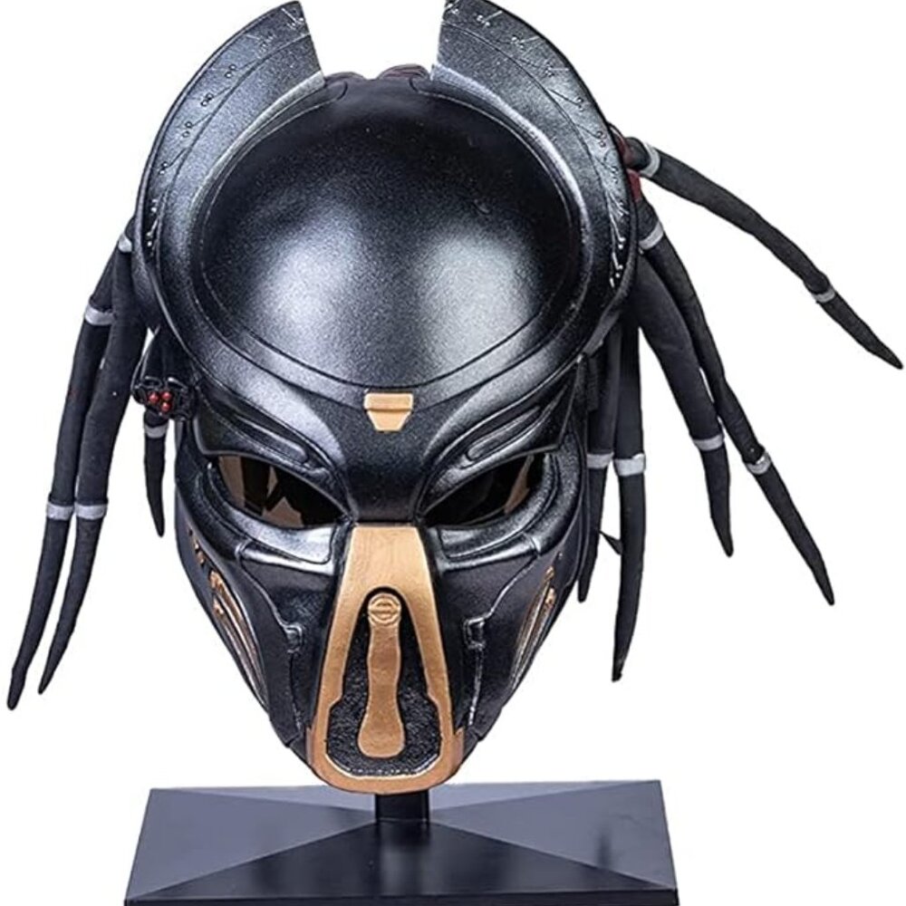 Predator Movie Game Halloween Costume Dreads Dreadlocks Headpiece Helmet Mask